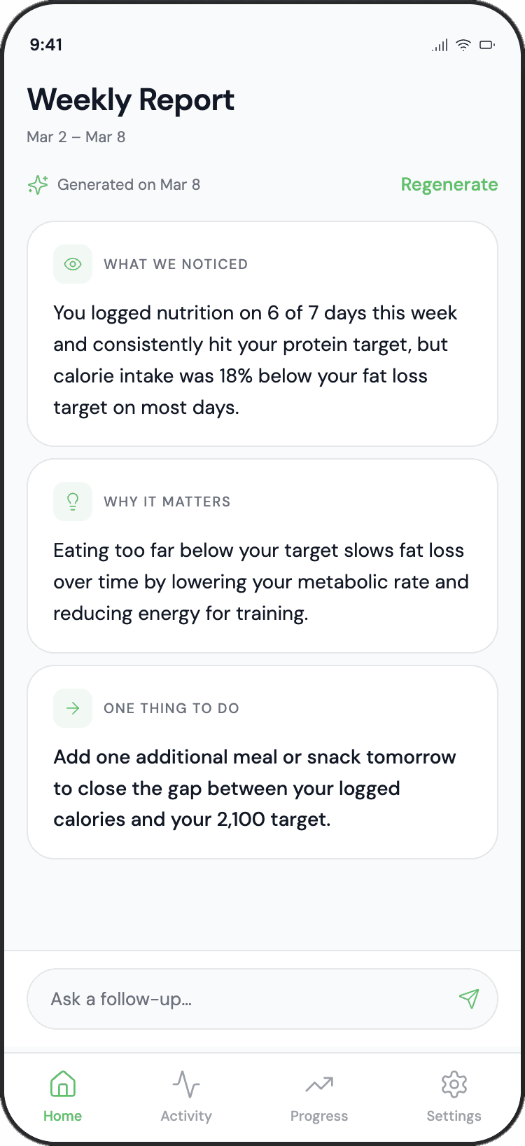 Atlas Weekly Health Report